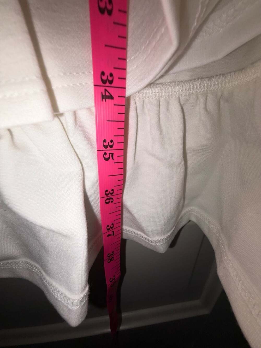 Lulus White Ruffle Mini Dress Size XL - Picture 6 of 7